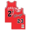 Comodo Fácil de llevar Michael Jordan Chicago Bulls Toddler Hardwood Classics 1984/85 Authentic Swingman Jersey Red
