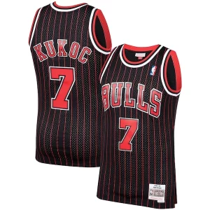 Hermoso Cool Toni Kukoc Chicago Bulls 1995/96 Hardwood Classics Swingman Jersey Black