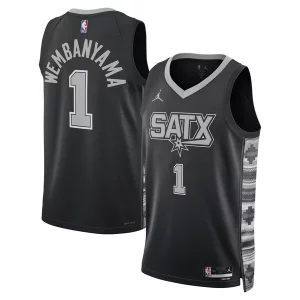 Encantador Victor Wembanyama San Antonio Spurs Jordan Brand Unisex Swingman Jersey Statement Edition Black