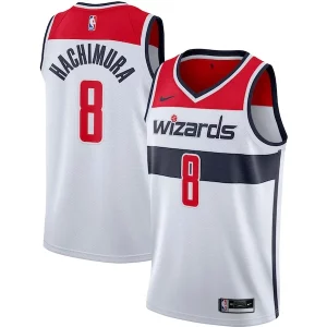 Versátil Genial Rui Hachimura Washington Wizards Nike 2020/21 Swingman Jersey White Association Edition