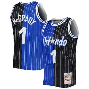 Genial Tracy McGrady Orlando Magic Hardwood Classics 2003/04 Split Swingman Jersey Blue/Black