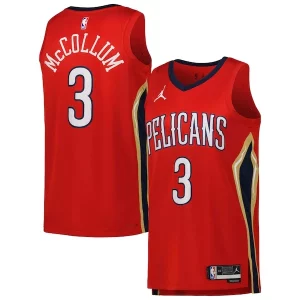 Atractivo Increíble Exquisito CJ McCollum New Orleans Pelicans Jordan Brand Unisex Swingman Jersey Statement Edition Red