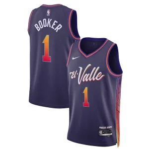 Elegante Fantástico Fácil de llevar Devin Booker Phoenix Suns Nike Unisex 2023/24 Swingman Jersey Purple City Edition