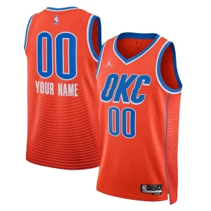 Bonito Estupendo Sofisticado Oklahoma City Thunder Jordan Brand Unisex 2022/23 Swingman Custom Jersey Statement Edition Orange