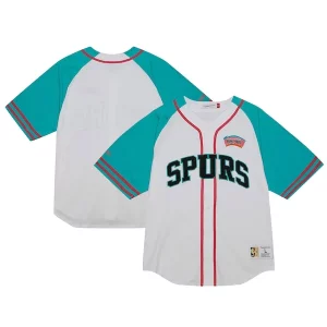 Atractivo Cool Moderno San Antonio Spurs Practice Day Baseball Jersey White