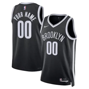 Exquisito Brooklyn Nets Nike Unisex Swingman Custom Jersey Black Icon Edition