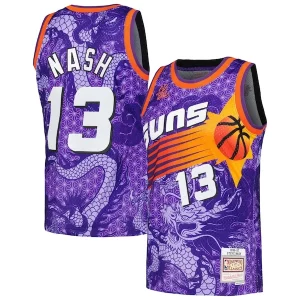 Lujoso Resistente Steve Nash Phoenix Suns 1996/97 Hardwood Classics Asian Heritage 6.0 Swingman Throwback Player Jersey Purple