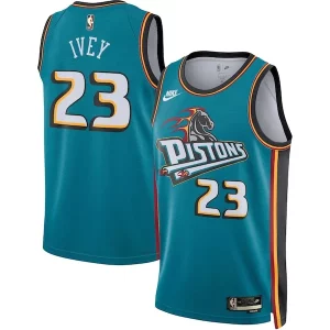 Versátil Jaden Ivey Detroit Pistons Nike Swingman Jersey Classic Edition Teal
