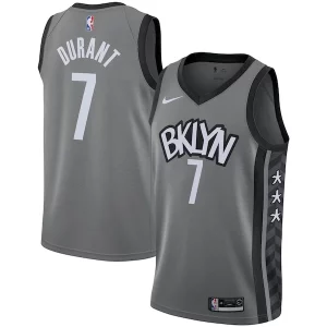Original Cool Kevin Durant Brooklyn Nets Nike 2019/2020 Swingman Jersey Statement Edition Gray