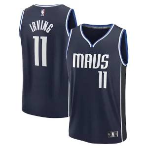 Chulo Magnífico Kyrie Irving Dallas Mavericks Fast Break Replica Player Jersey Statement Edition Navy