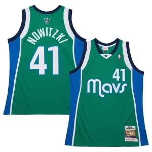 Estupendo Bonito Robusto Dirk Nowitzki Dallas Mavericks 2004/05 Hardwood Classics Authentic Jersey Green