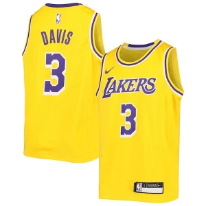 Sofisticado Atractivo Anthony Davis Los Angeles Lakers Nike Youth Swingman Jersey Icon Edition Gold