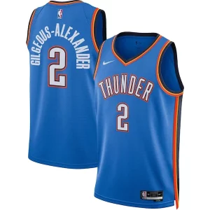 Atractivo Cool Shai Gilgeous Alexander Oklahoma City Thunder Nike Unisex Swingman Jersey Icon Edition Blue