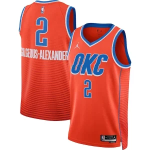 Estupendo Encantador Práctico Shai Gilgeous Alexander Oklahoma City Thunder Jordan Brand Unisex Swingman Jersey Statement Edition Orange