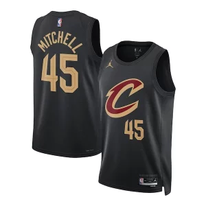 Versátil Maravilloso Original Donovan Mitchell Cleveland Cavaliers Jordan Brand Unisex Swingman Jersey Statement Edition Black