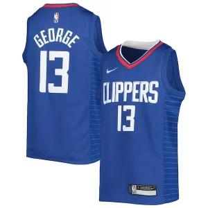 Genial Único Delicioso Paul George LA Clippers Nike Youth 2021/22 Diamond Swingman Jersey Icon Edition Royal