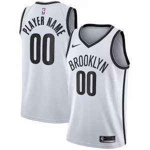 Chulo Genial Duradero Brooklyn Nets Nike 2020/21 Swingman Custom Jersey Association Edition White