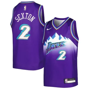 Bonito Collin Sexton Utah Jazz Nike Youth 2022/23 Swingman Jersey City Edition Purple