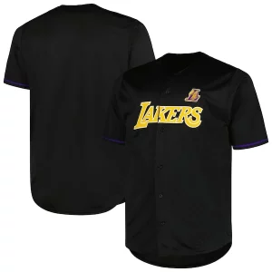 Exquisito Lujoso Los Angeles Lakers Profile Big & Tall Pop Jersey Black