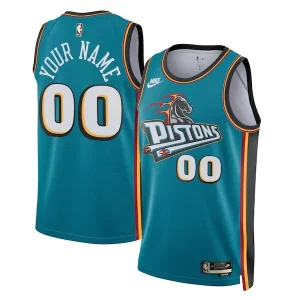 Perfecto Detroit Pistons Nike Unisex 2022/23 Custom Swingman Jersey Classic Edition Teal