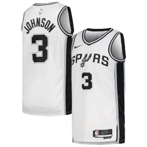 Resistente Cool Keldon Johnson San Antonio Spurs Nike Unisex Swingman Jersey Association Edition White/Black