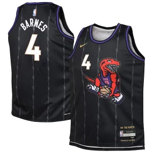 Elegante Moderno Scottie Barnes Toronto Raptors Nike Youth 2024/25 Swingman Player Jersey City Edition Black