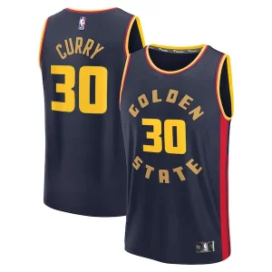 Exquisito Perfecto Comodo Stephen Curry Golden State Warriors 2024/25 Fast Break Player Jersey City Edition Navy