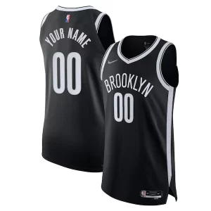 Chulo Maravilloso Fantástico Brooklyn Nets Nike 2021/22 Diamond Authentic Custom Jersey Icon Edition Black