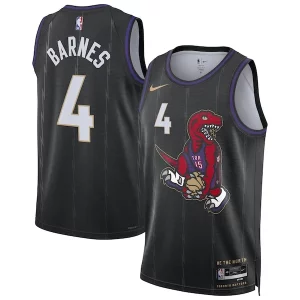 Lujoso Scottie Barnes Toronto Raptors Nike Unisex 2024/25 Swingman Player Jersey City Edition Black