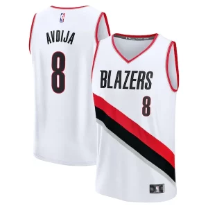 Encantador Duradero Delicioso Deni Avdija Portland Trail Blazers Fast Break Replica Player Jersey Association Edition White