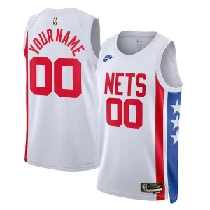 Bonito Clásico Genial Brooklyn Nets Nike Unisex 2022/23 Custom Swingman Jersey Classic Edition White