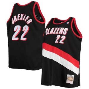 Original Moderno Cool Clyde Drexler Portland Trail Blazers 1991/92 Big & Tall Hardwood Classics Swingman Jersey Black
