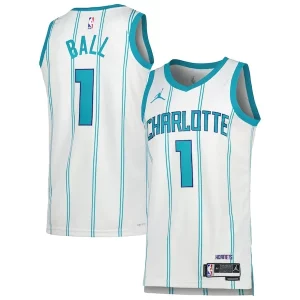 Genial Moderno LaMelo Ball Charlotte Hornets Jordan Brand Unisex Swingman Jersey Association Edition White/Teal