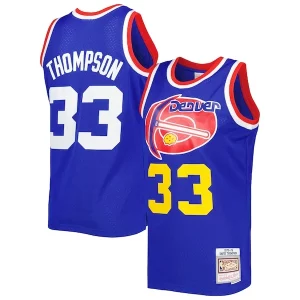 Hermoso Único Genial David Thompson Denver Nuggets Hardwood Classics 1975/76 Swingman Jersey Royal