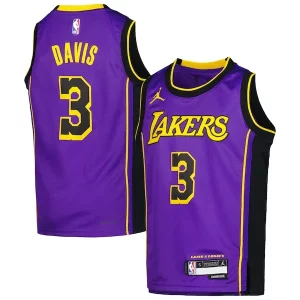 Delicioso Robusto Anthony Davis Los Angeles Lakers Jordan Brand Youth Swingman Jersey Statement Edition Purple