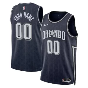 Cool Encantador Moderno Orlando Magic Nike Unisex 2023/24 Custom Swingman Jersey Navy City Edition