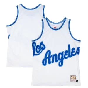Exquisito Atractivo Lujoso Los Angeles Lakers Hardwood Classics Blown Out Fashion Jersey White