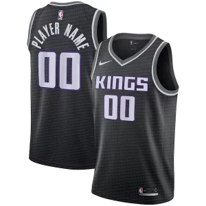 Comodo Sofisticado Robusto Sacramento Kings Nike Swingman Custom Jersey Black Statement Edition