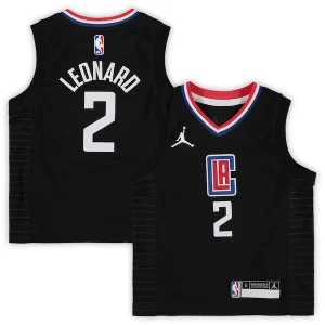 Elegante Encantador Comodo Kawhi Leonard LA Clippers Jordan Brand Preschool 2020/21 Fast Break Replica Jersey Statement Edition Black