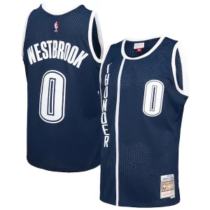 Increíble Encantador Russell Westbrook Oklahoma City Thunder 2015/16 Swingman Jersey Blue