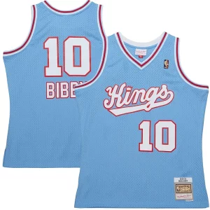 Chulo Único Fácil de llevar Mike Bibby Sacramento Kings 2001/02 Hardwood Classics Swingman Jersey Light Blue
