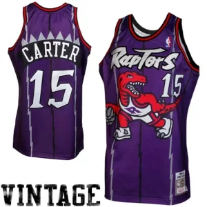Duradero Delicioso Fantástico Vince Carter Toronto Raptors 1998/99 Throwback Authentic Jersey Purple