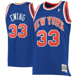 Duradero Atractivo Patrick Ewing New York Knicks 1991/92 Hardwood Classics Swingman Jersey Blue