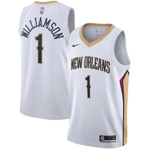 Magnífico Práctico Zion Williamson New Orleans Pelicans Nike 2019/2020 Swingman Jersey Association Edition White/Navy