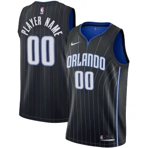 Genial Delicioso Moderno Orlando Magic Nike 2020/21 Swingman Custom Jersey Icon Edition Black/White