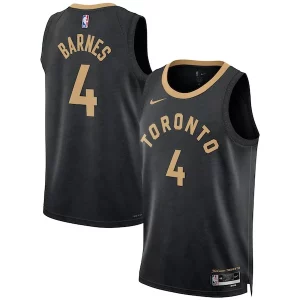 Delicioso Increíble Scottie Barnes Toronto Raptors Nike Unisex 2022/23 Swingman Jersey City Edition Black