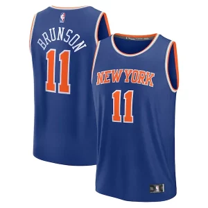 Resistente Elegante Exquisito Jalen Brunson New York Knicks Fast Break Replica Player Jersey Icon Edition Blue