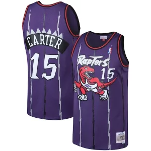 Encantador Vince Carter Toronto Raptors 1998/99 Big & Tall Hardwood Classics Swingman Jersey Purple/White