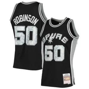 Duradero David Robinson San Antonio Spurs 1998/99 Hardwood Classics NBA 75th Anniversary Diamond Swingman Jersey Black