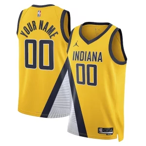 Versátil Indiana Pacers Jordan Brand Unisex 2022/23 Swingman Custom Jersey Statement Edition Yellow